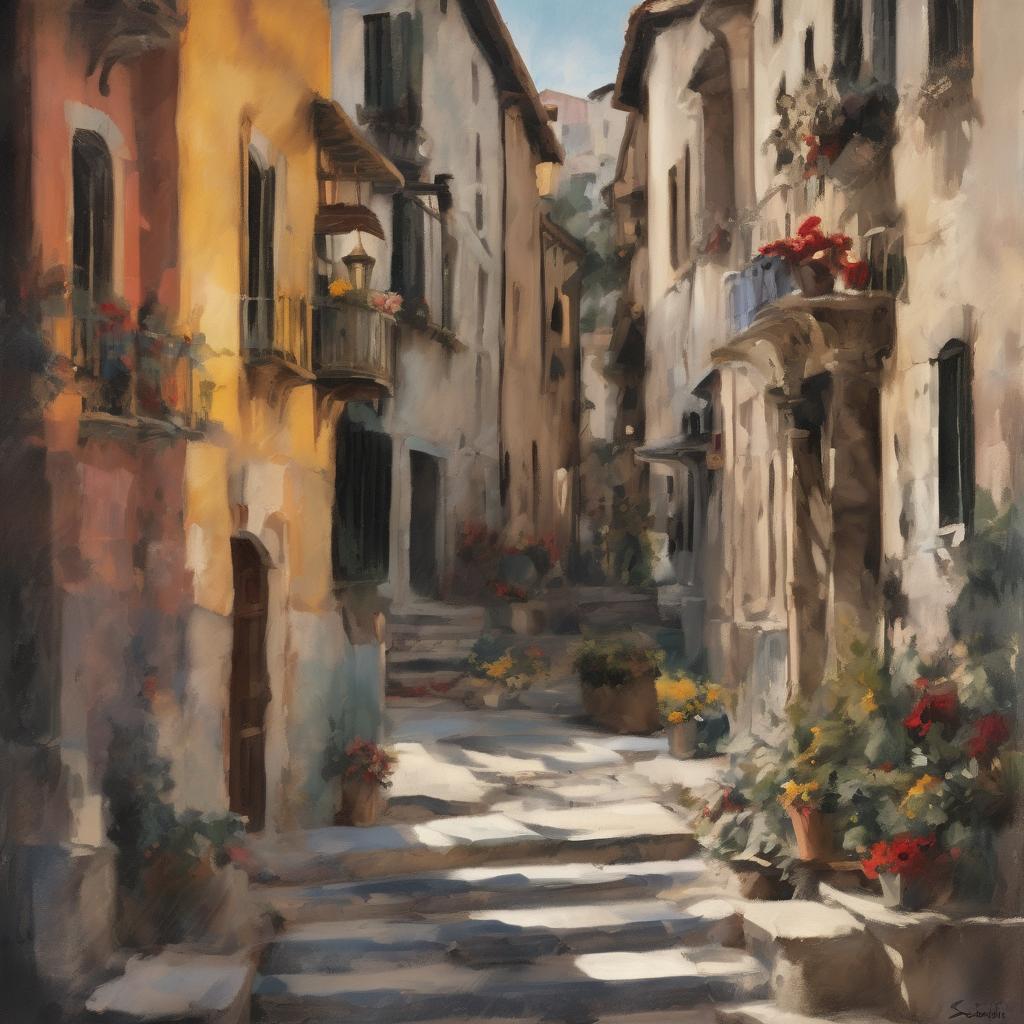 Το Στιλ του Σεραφίνο Σεραφίνι στη Ζωγραφική